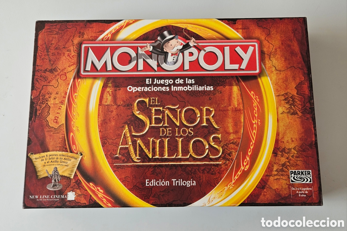 Juegos de mesa: Monopoly El se&ntilde;or de los anillos Edici&oacute;n Trilog&iacute;a