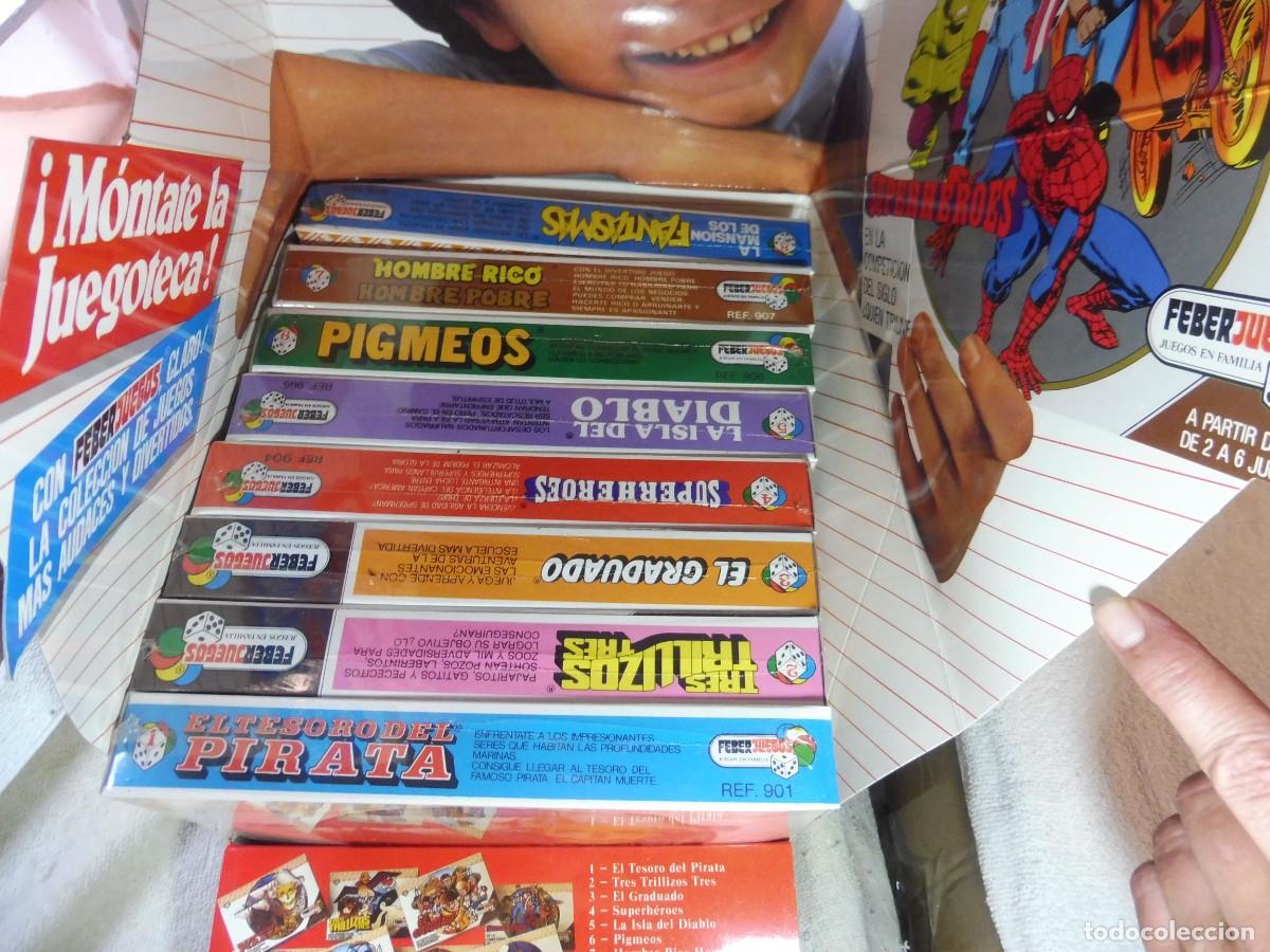 Board Games: Expositor completo 8 feber juegos feberjuegos de mesa precintados