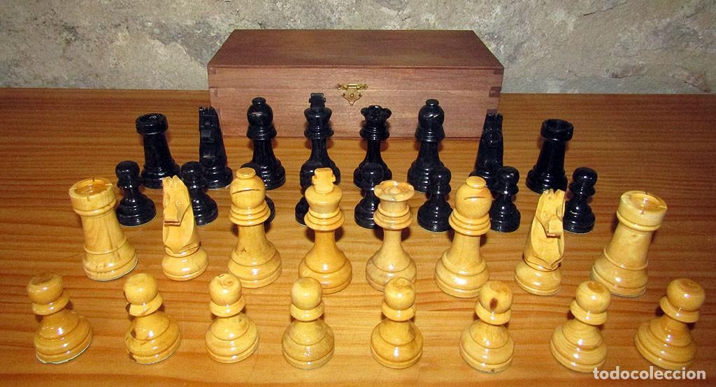 Brettspiele: JUEGO DE PIEZAS DE AJEDREZ - STAUWTON 5 - MADERA - JUEGO COMPLETO - STAWTON STAUTON