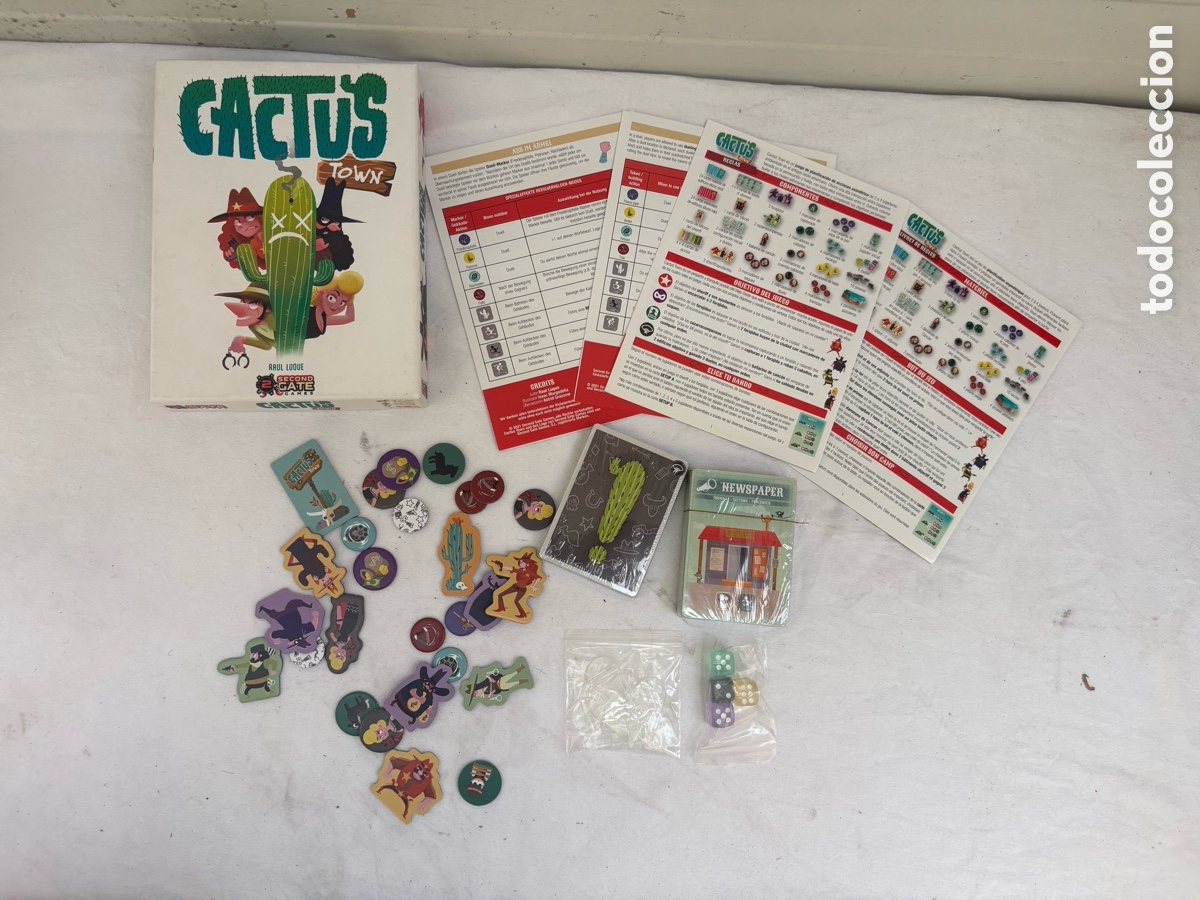 Juegos de mesa: Cactus Town &ndash; Juego de mesa estrat&eacute;gico de Lucky Duck Games &ndash; Completo
