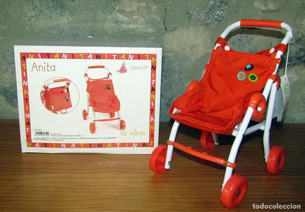 Juegos de mesa: ANTIGUA SILLA O SILLITA DE PASEO DE LA MU&Ntilde;ECA ANITA, DE LA NINA - NUEVA Y EN SU CAJA - PLEGABLE
