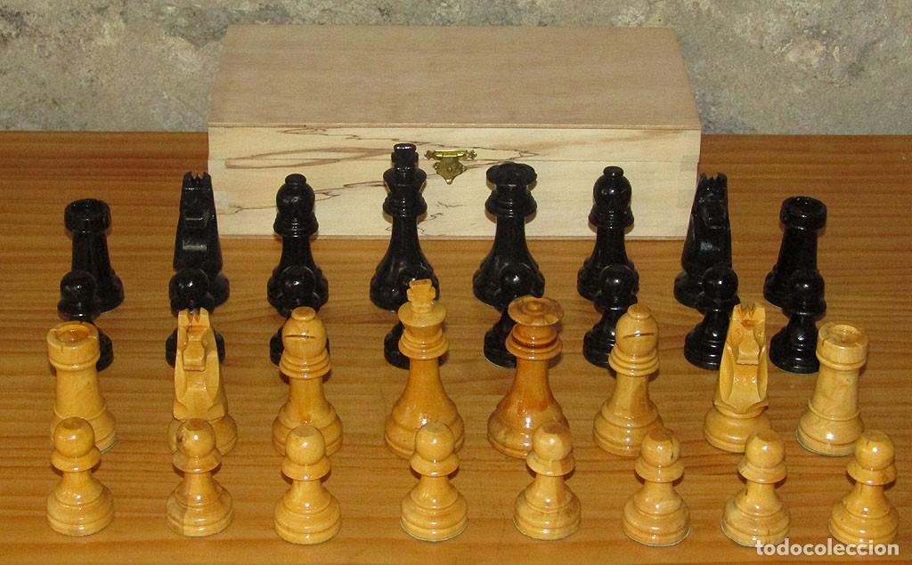 Juegos de mesa: JUEGO DE PIEZAS DE AJEDREZ - STAUWTON 6 - MADERA - JUEGO COMPLETO - STAWTON STAUTON