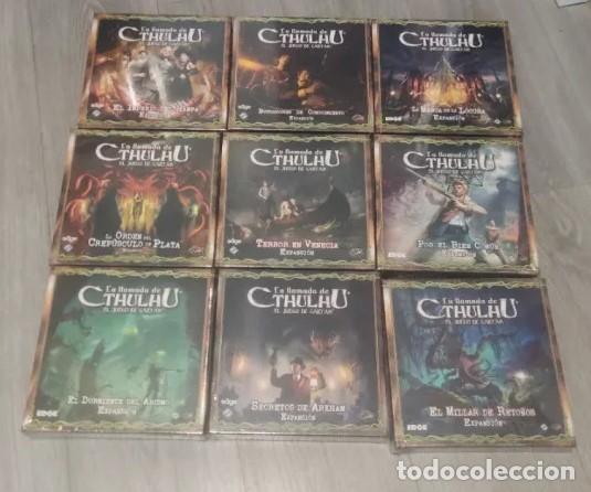 Juegos de mesa: LA LLAMADA DE CTHULHU EL JUEGO DE CARTAS LCG COLECC&Iacute;ON 9 EXPANSIONES EDGE PRECINTADO