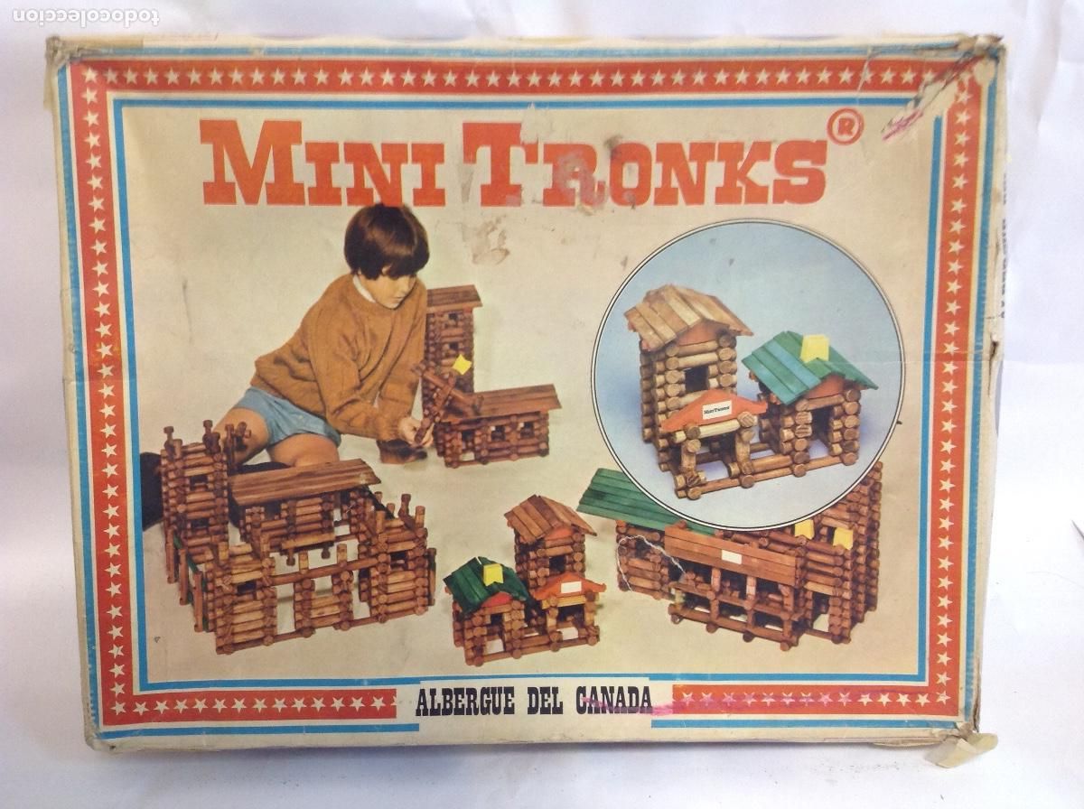 Juegos de mesa: MINI TRONKS. Albergue del Canad&aacute;. A&ntilde;os 70