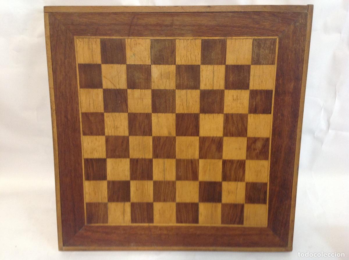 Juegos de mesa: Tablero de ajedrez de madera. A&ntilde;os 80