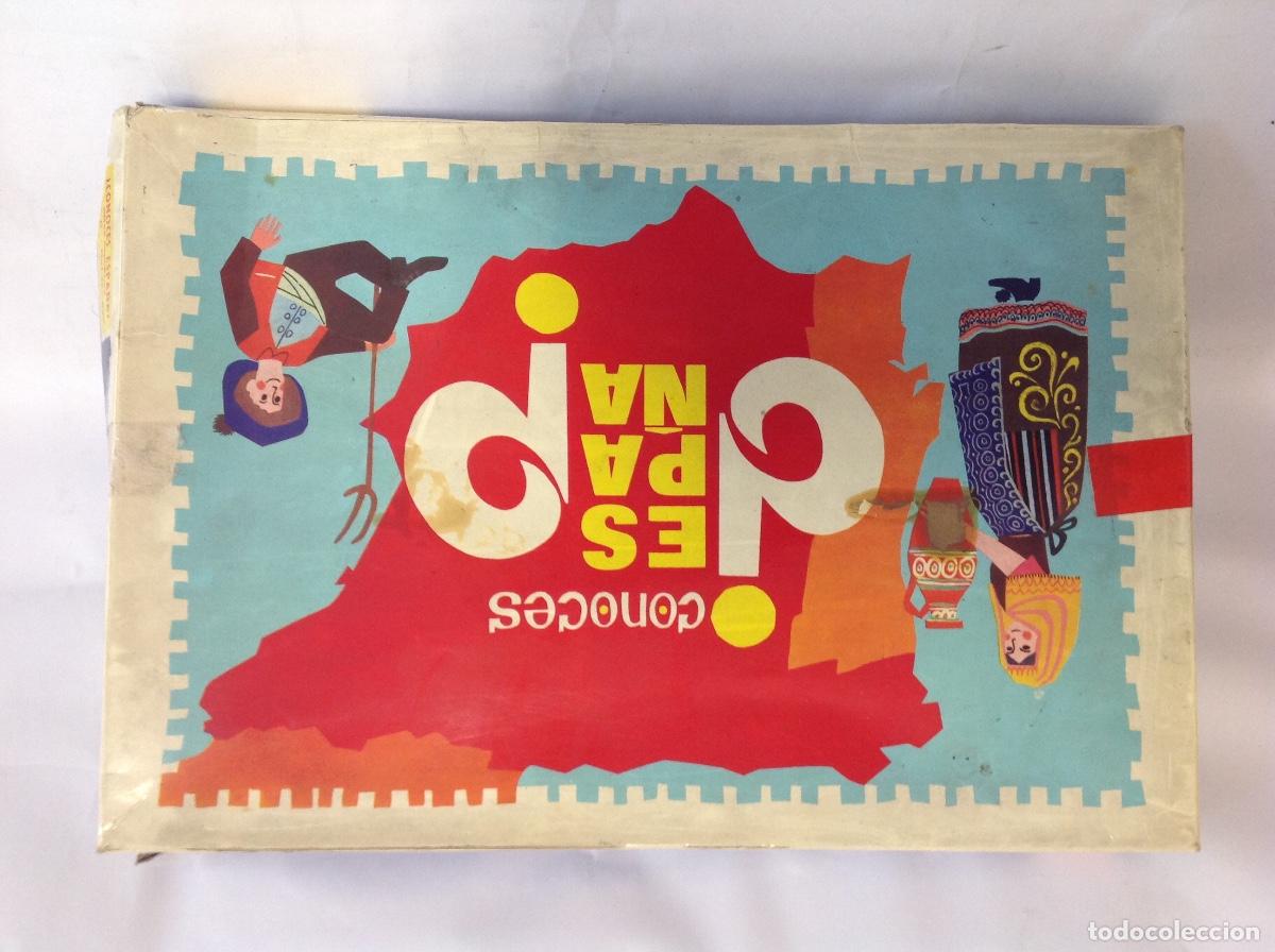 Juegos de mesa: &iquest; CONOCES ESPA&Ntilde;A ? D.C.P. JUEGO EDUCATIVO. A&ntilde;os 70-80