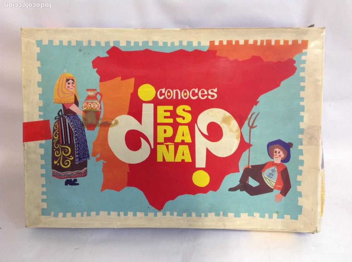 Juegos de mesa: &iquest; CONOCES ESPA&Ntilde;A ? D.C.P. JUEGO EDUCATIVO. A&ntilde;os 70-80