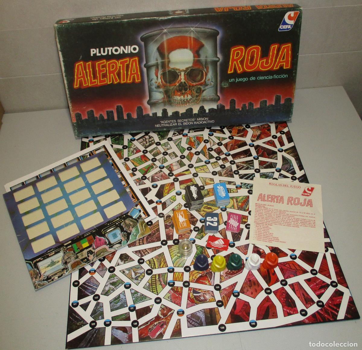 Juegos de mesa: JUEGO DE MESA ALERTA ROJA, caja grande, Cefa, a&ntilde;os 80