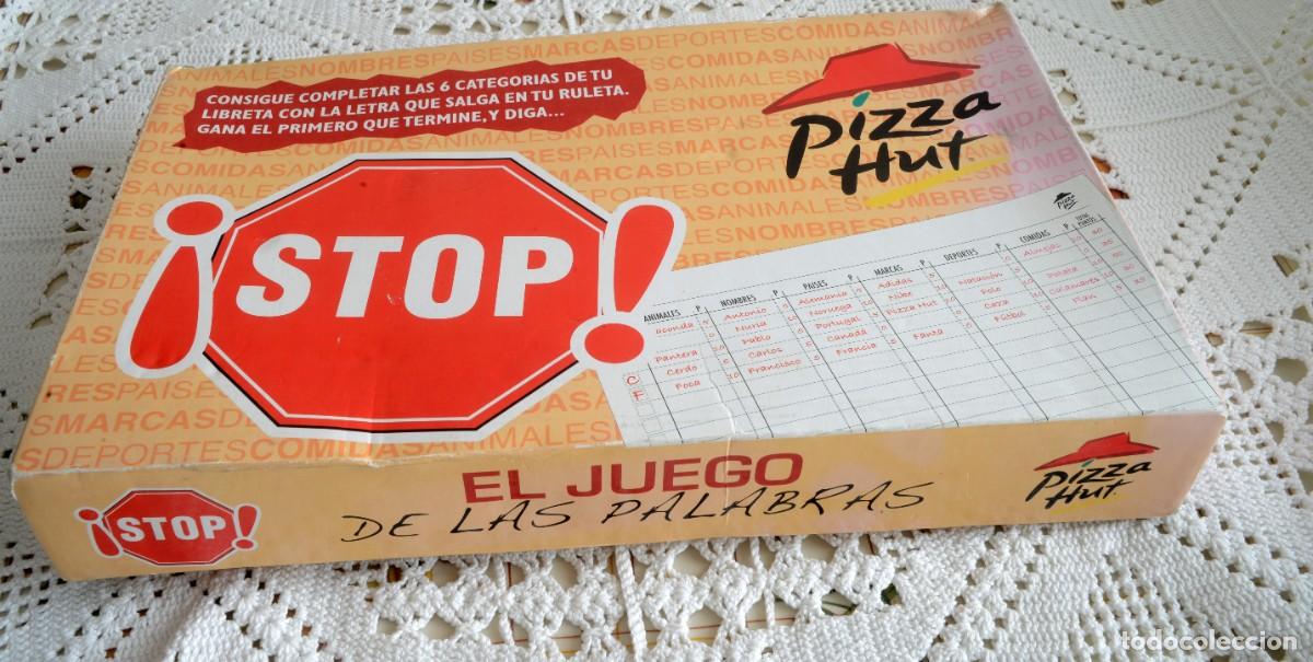 Juegos de mesa: Juego de mesa promocional de Pizza Hut &rdquo;STOP! EL JUEGO DE LAS PALABRAS&rdquo;