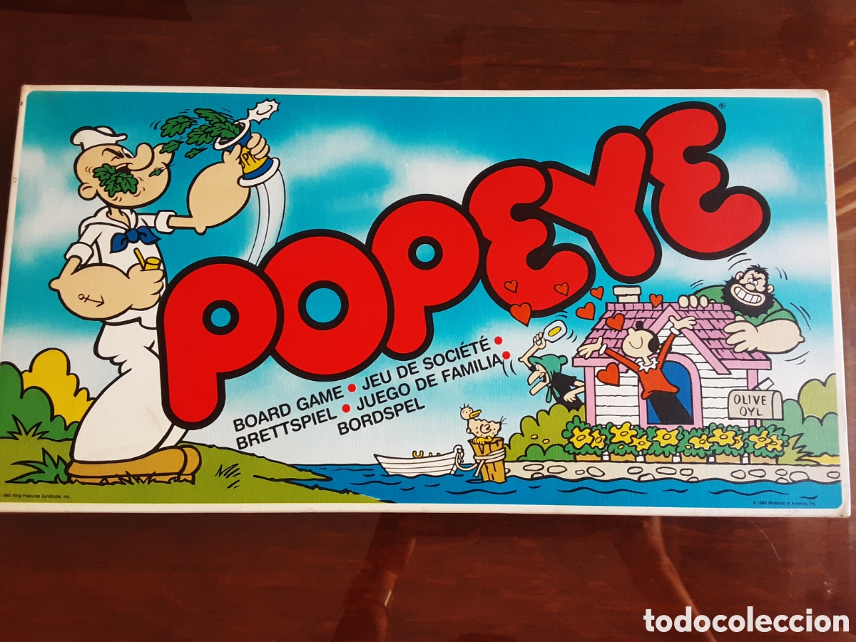 Juegos de mesa: Popeye. Juego de mesa . Parker. Nuevo.
