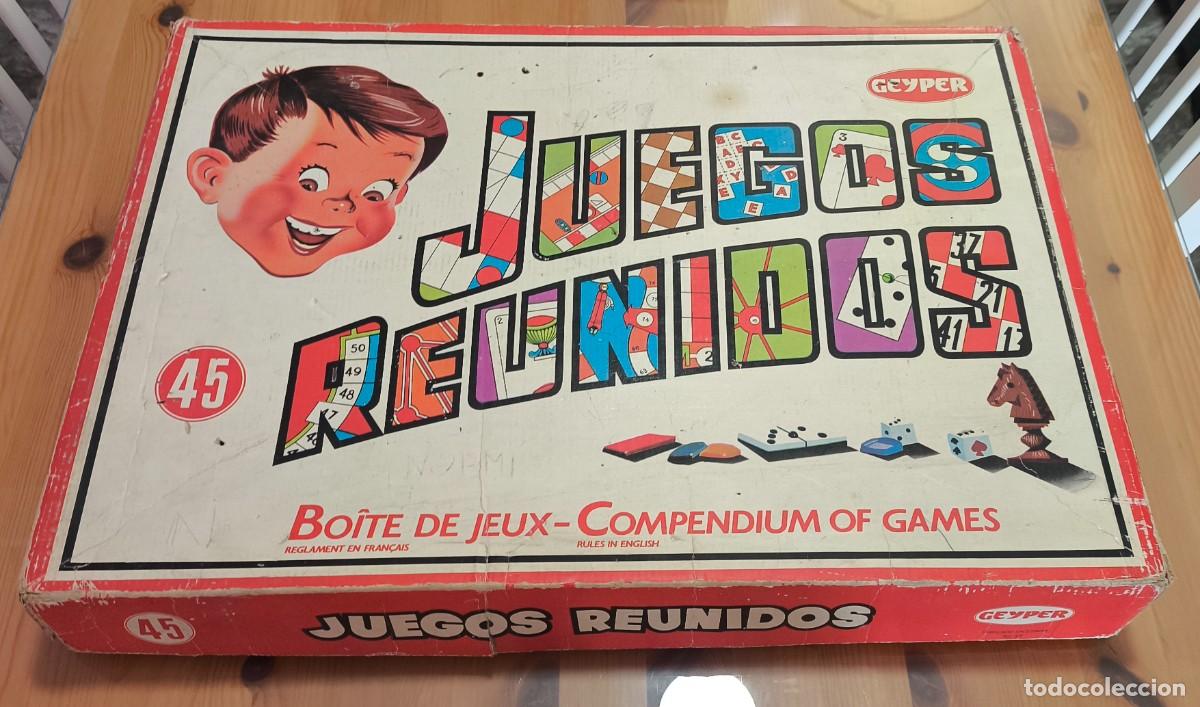 Juegos de mesa: JUEGOS REUNIDOS GEYPER 45 CAJA BLANCA - COMPLETO