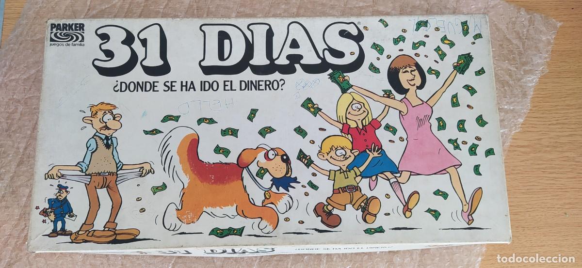 Juegos de mesa: JUEGO DE MESA 31 D&Iacute;AS PARKER
