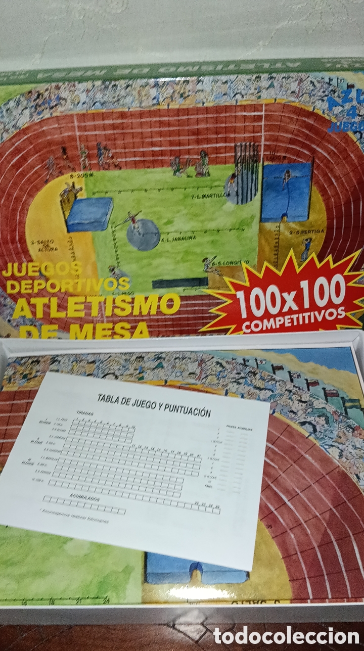 Juegos de mesa: JUEGOS DEPORTIVOS ATLETISMO DE MESA