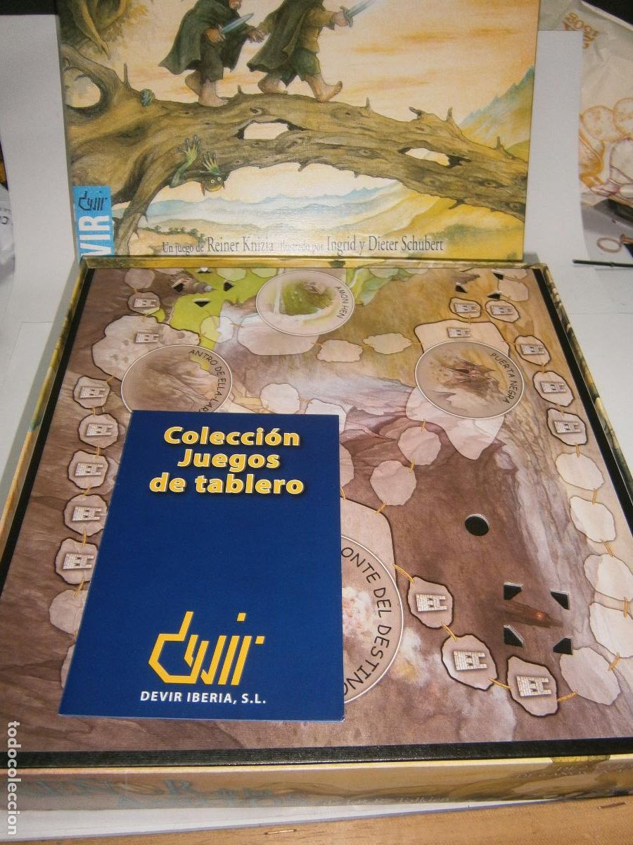Juegos de mesa: ANTIGUO JUEGO DE MESA - EL SE&Ntilde;OR DE LOS ANILLOS - Foto 2