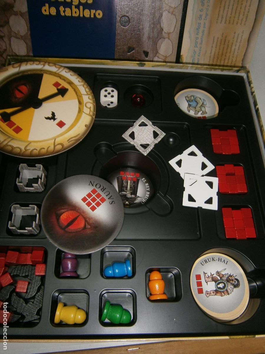 Juegos de mesa: ANTIGUO JUEGO DE MESA - EL SE&Ntilde;OR DE LOS ANILLOS - Foto 3