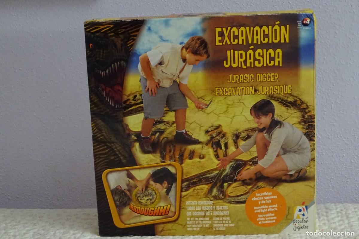Juegos de mesa: JUEGO* EXCAVACION JURASICA * CON EFECTOS DE LUCES Y SONIDO , POPULAR DE JUGUETES ( DESCATALOGADO )