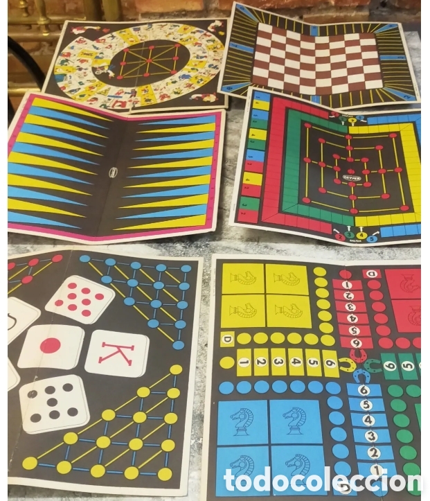Jeux de table: Carpeta juegos reunidos geyper, con 6 tableros