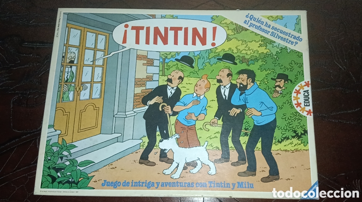 Juegos de mesa: TINTIN ! JUEGO DE INTRIGA Y AVENTURAS CON TINTIN Y MILU EDUCA