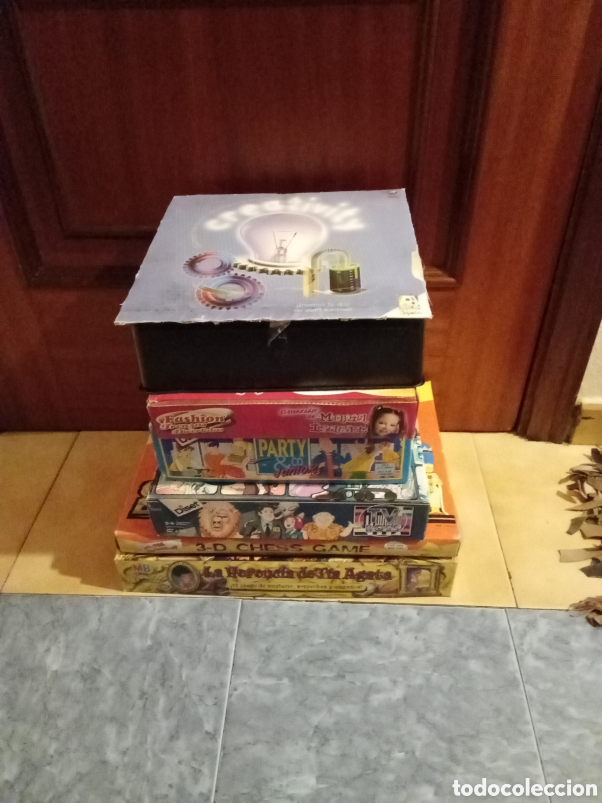 Juegos de mesa: Lote 5 Juegos de Mesa Retro - Los Simpsons 3D, TV Boss, Party & Co y m&aacute;s