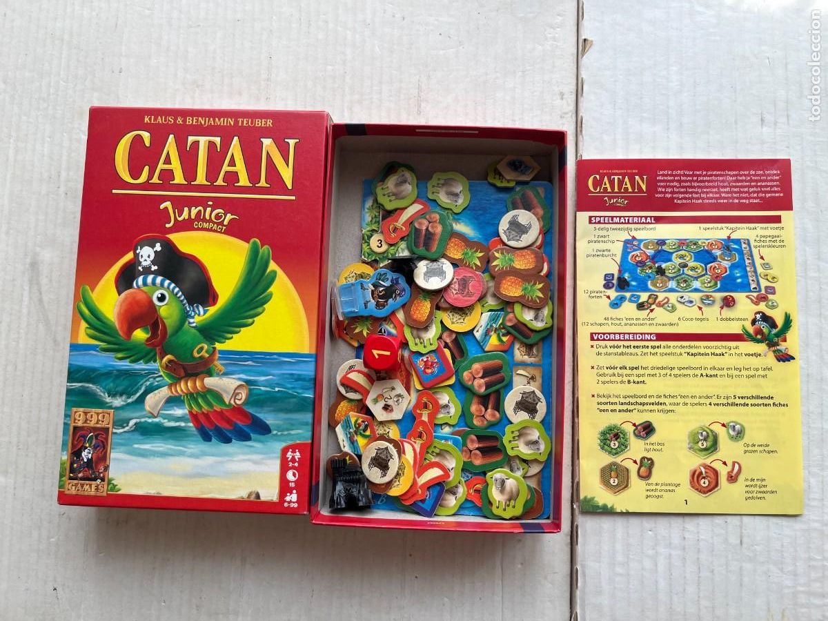 Juegos de mesa: CATAN JUNIOR COMPACT - JUEGO DE MESA KREATEN