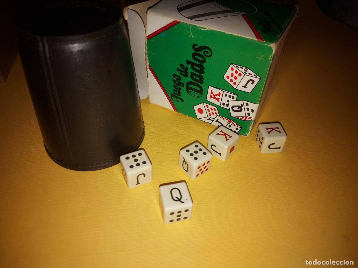 Juegos de mesa: JUEGO DE DADOS POKER. 80'S. NUEVO EN CAJA.