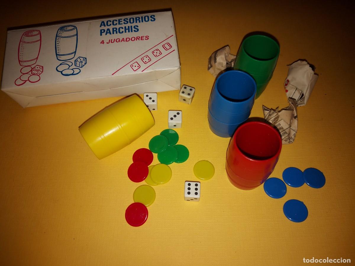 Juegos de mesa: ACCESORIOS PARCHIS 4 JUGADORES - Foto 1