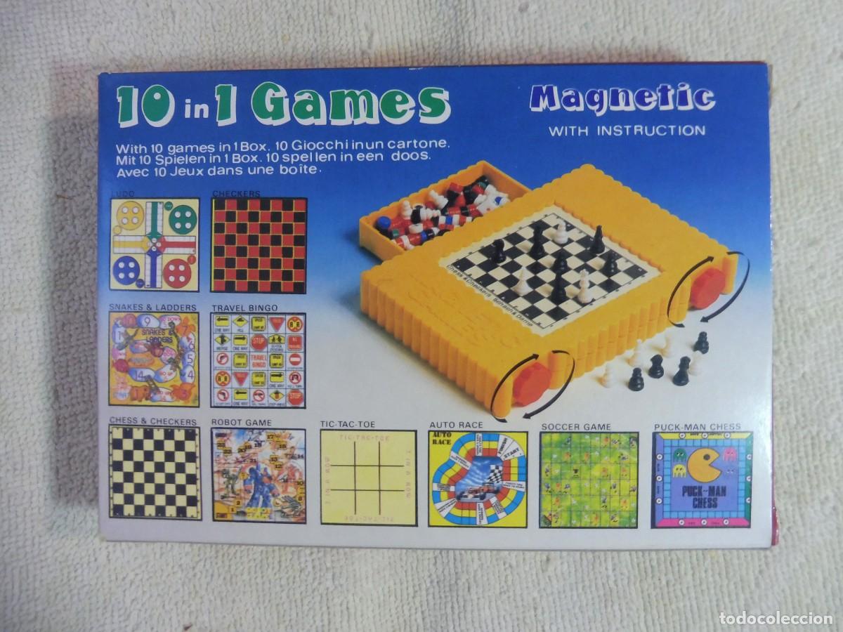 Juegos de mesa: 10 en 1 juegos magn&eacute;tico en caja a estrenar ref. 189, made in China