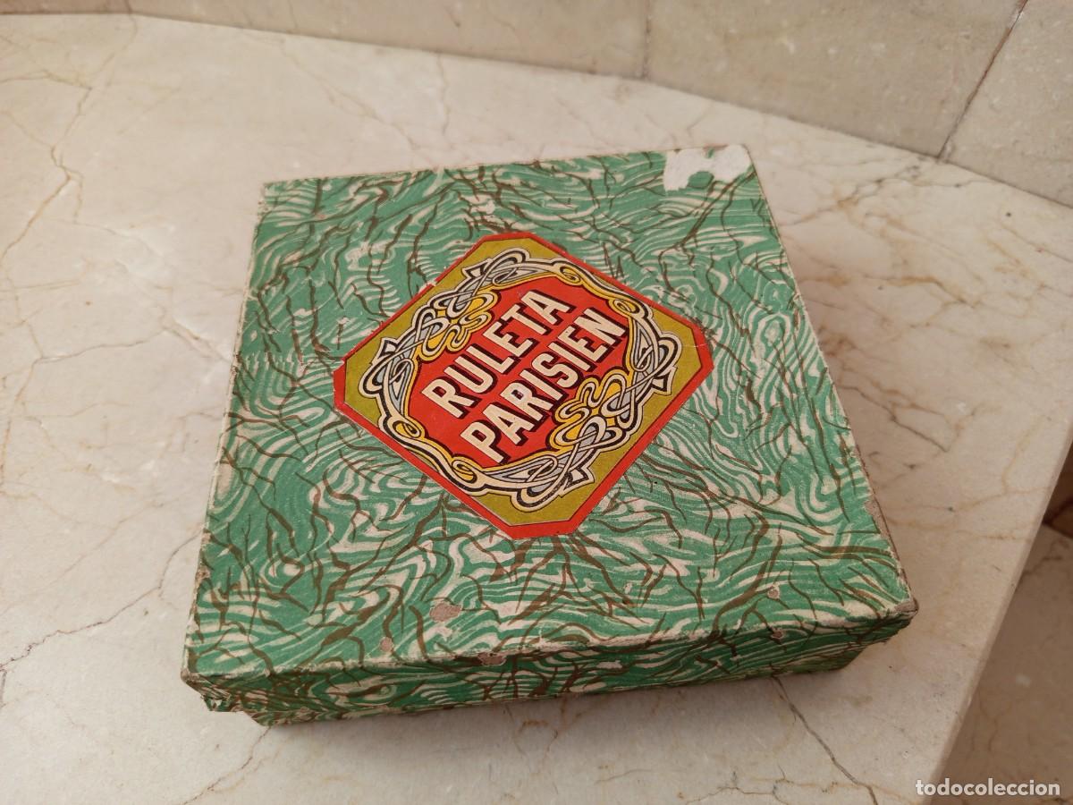 Juegos de mesa: RULETA PARISIEN,DE JUGUETES BORR&Aacute;S,CAJA ORIGINAL,A&Ntilde;OS 30. Con sello en la base de la caja