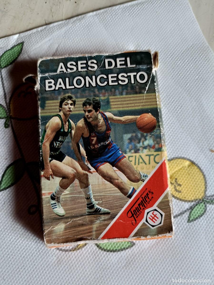 Juegos de mesa: FOURNIER : ANTIGUA BARAJA INFANTIL ASES DEL BALONCESTO A&Ntilde;OS 80 COMPLETA
