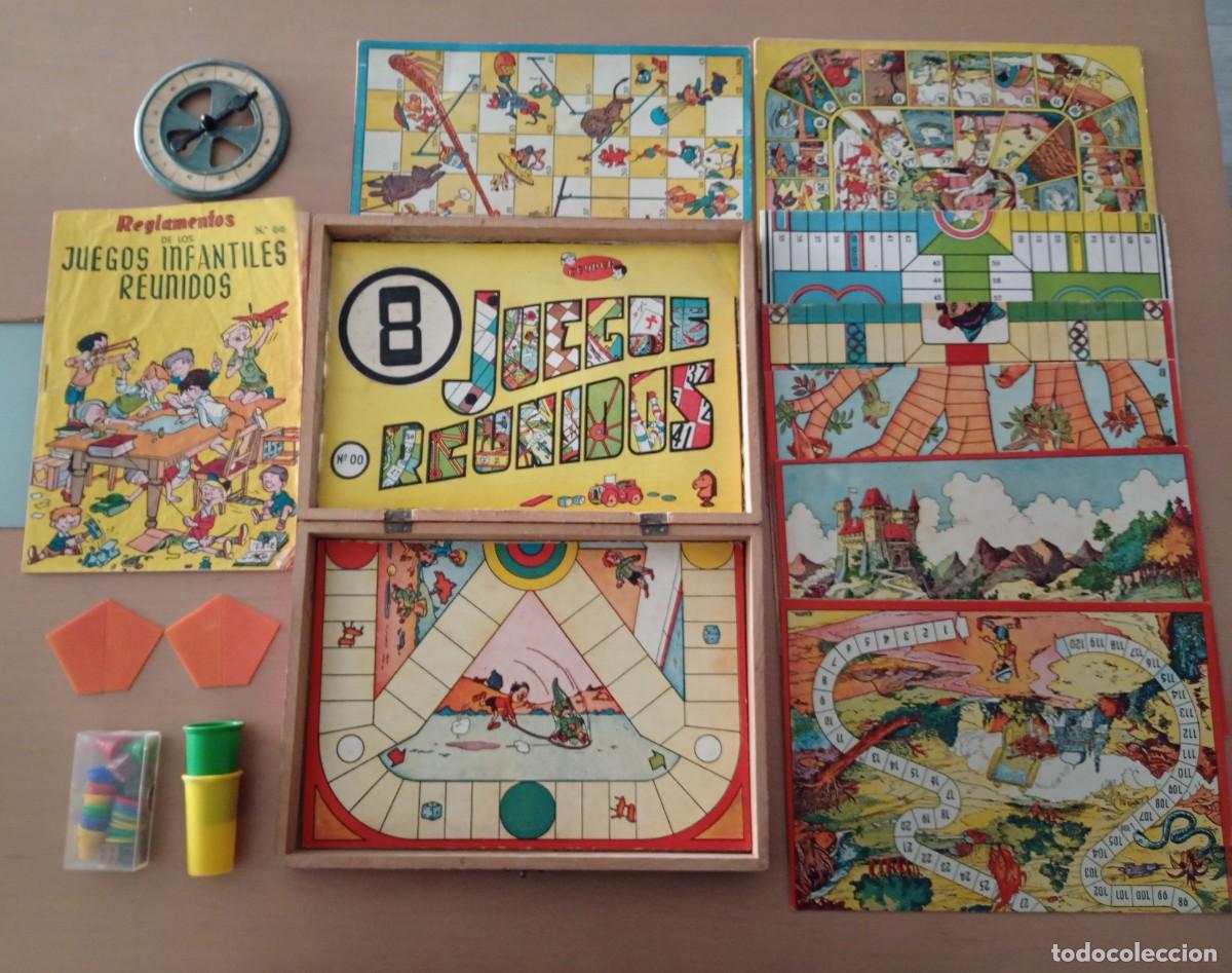 Juegos de mesa: Antiguos juegoscteunidis caja 00 de madera a&ntilde;os 70