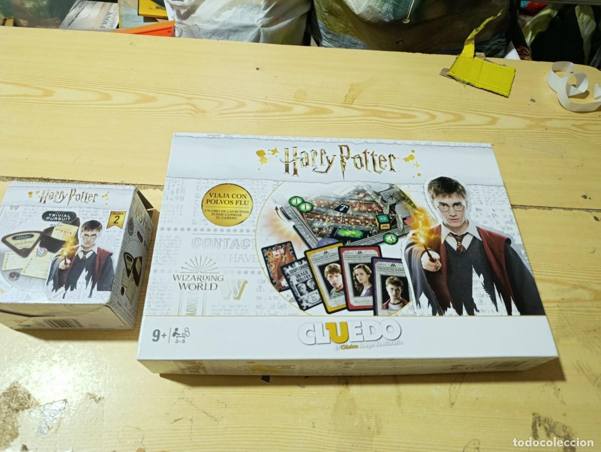 Juegos de mesa: LOTE DE 2 JUEGO HARRY POTTER. CLUEDO. EL CLASICO JUEGO DEL MISTERIO Y TRIVIAL PURSUIT. EST3R