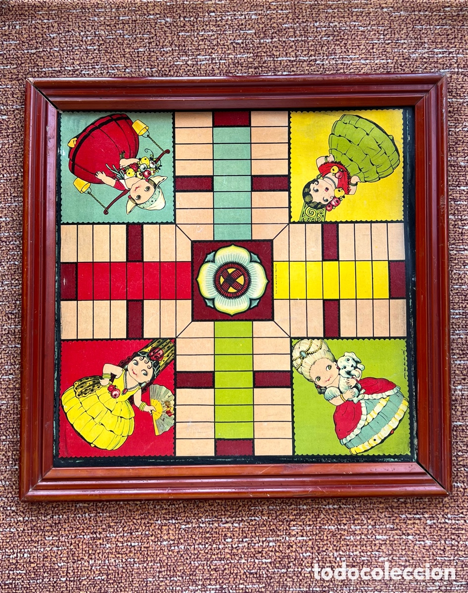 Juegos de mesa: ANTIGUO PARCHIS CON MARCO DE MADRE ORIGINAL A&Ntilde;OS 30 J. AVI&Ntilde;&Oacute; - VALENCIA