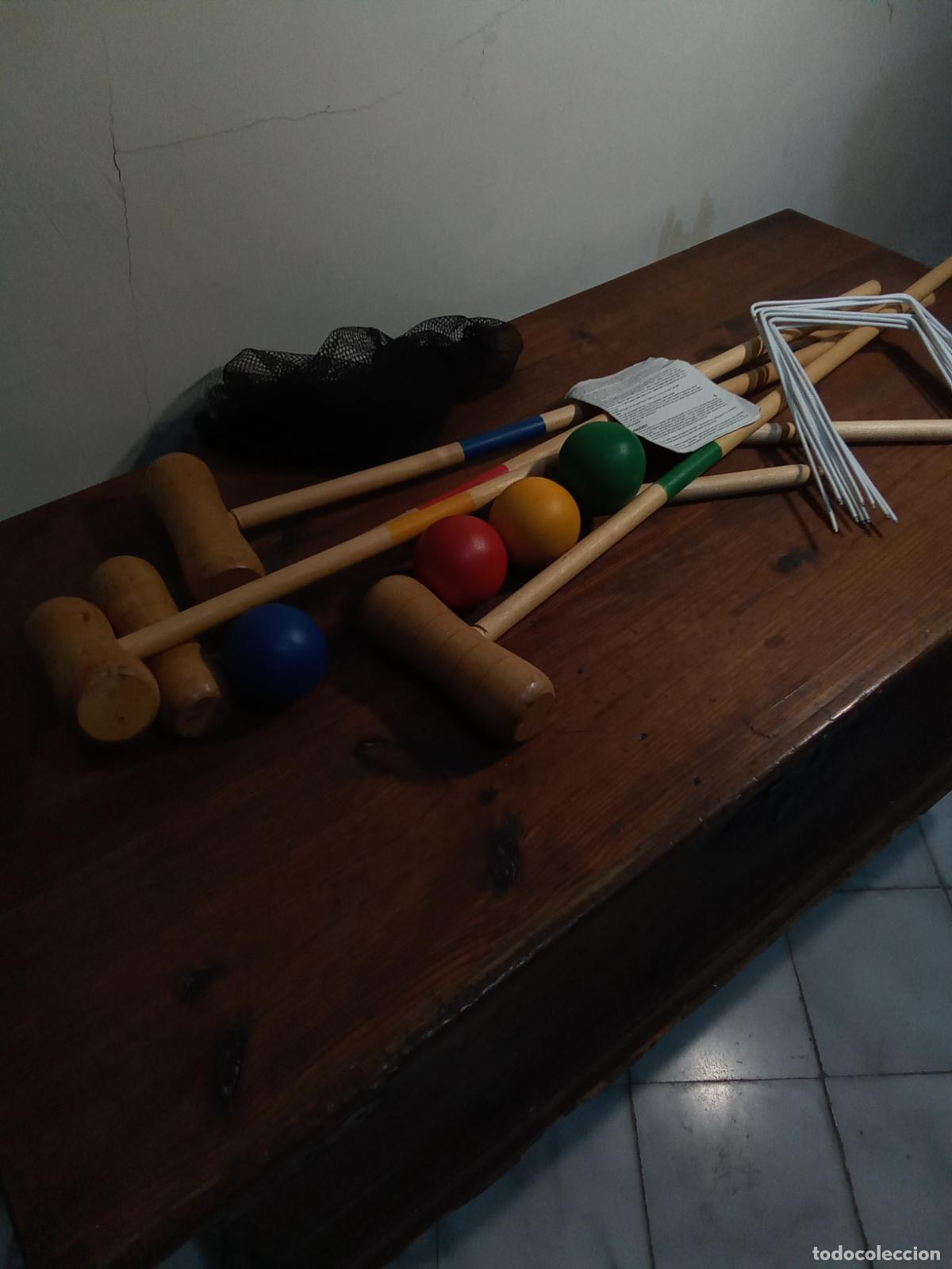 Juegos de mesa: JUEGO DE KROCKET EN MADERA - Foto 4