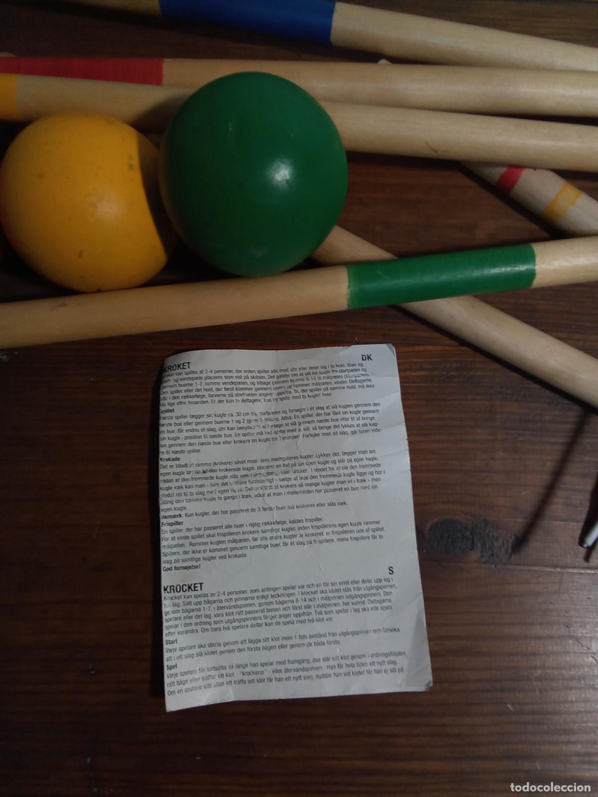 Juegos de mesa: JUEGO DE KROCKET EN MADERA - Foto 7