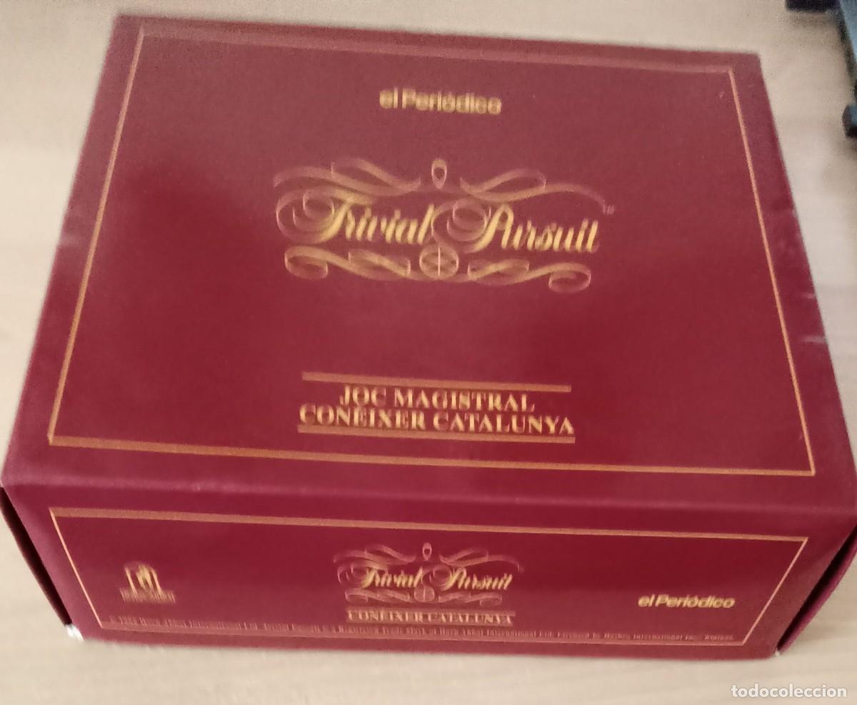 Juegos de mesa: Trivial Pursuit. joc magistral coneixer catalunya. El Periodico. Esta completo
