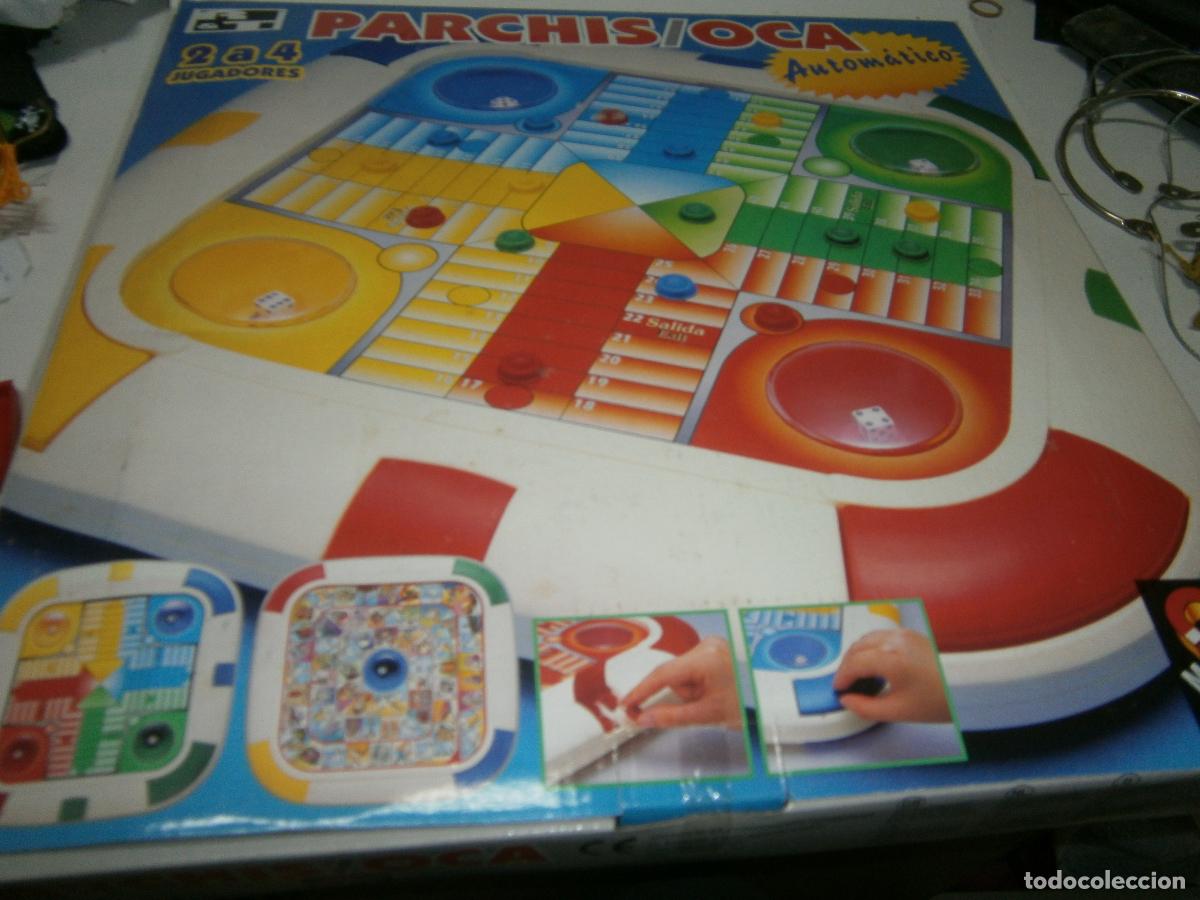Juegos de mesa: ANTIGUO JUEGO PARCHIS/OCA AUTOMATICO COMPLETO NUEVO SIN USAR