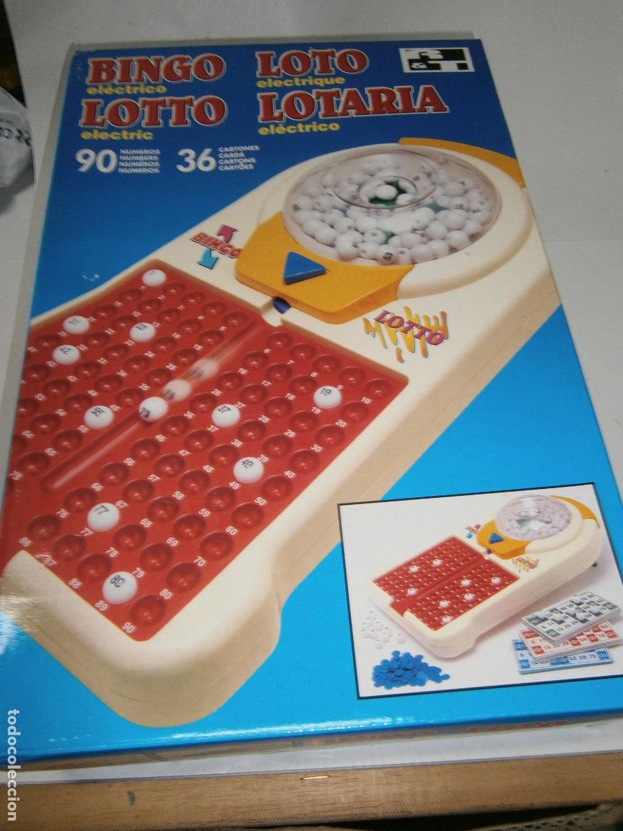 Juegos de mesa: BINGO ELECTRICO NUEVO EN SU CAJA