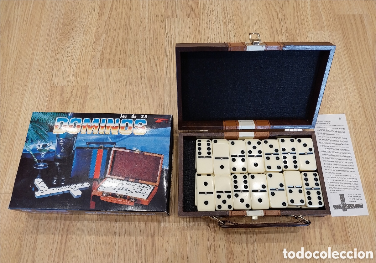 Juegos de mesa: Juego Domin&oacute; cl&aacute;sico (Double six)