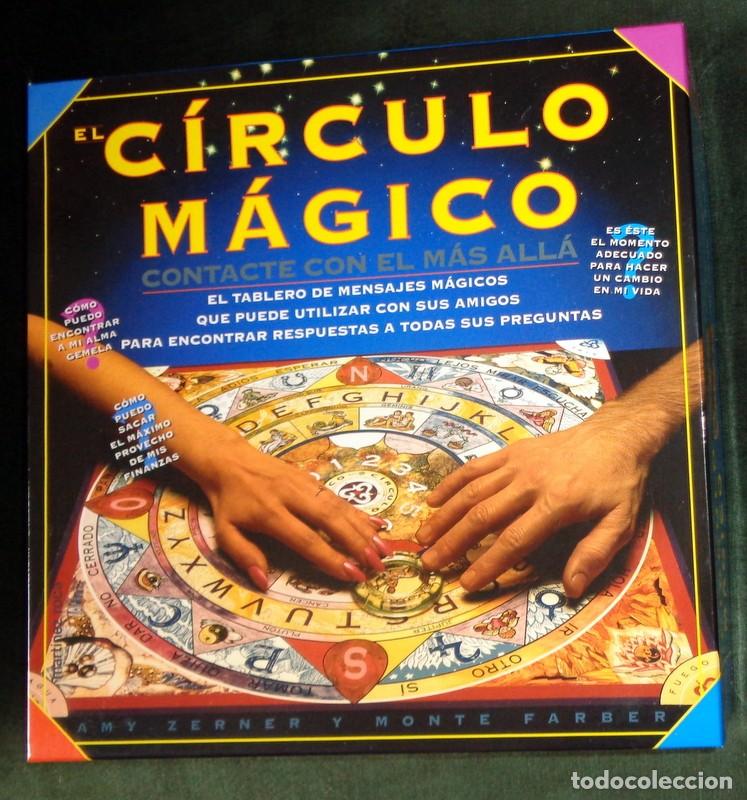Juegos de mesa: CAJA TABLERO MENSAJES M&Aacute;GICOS. EL CIRCULO M&Aacute;GICO. AMY ZERNER y MONTE FARBER. TABLERO OUIJA LIBRO.