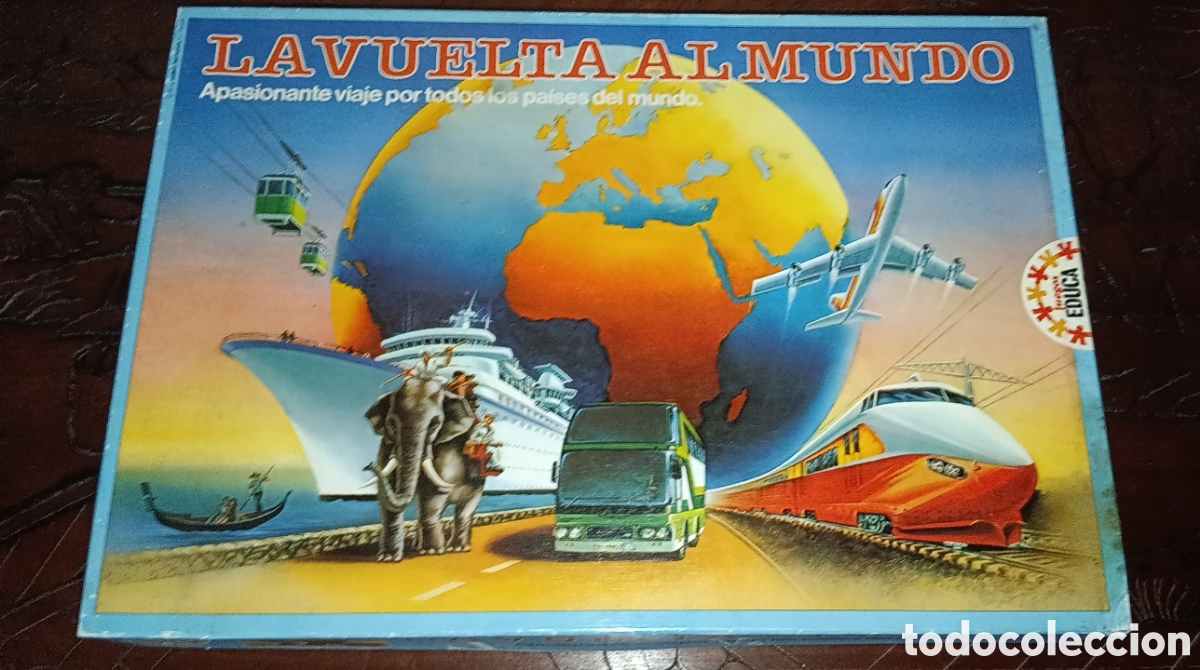 Juegos de mesa: LA VUELTA AL MUNDO EDUCA SIN USAR