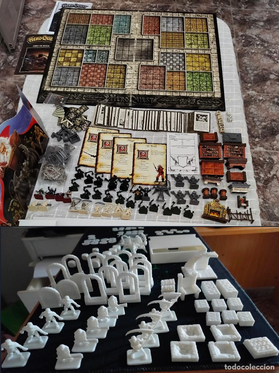 Juegos de mesa: Juego Heroquest EL Original 1989 Edicion &Uacute;nica y personalizada