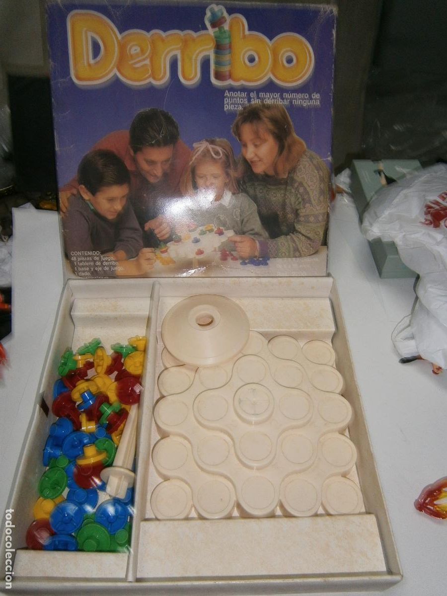 Juegos de mesa: ANTIGUO JUEGO DE MESA - DERRIBO - Foto 2