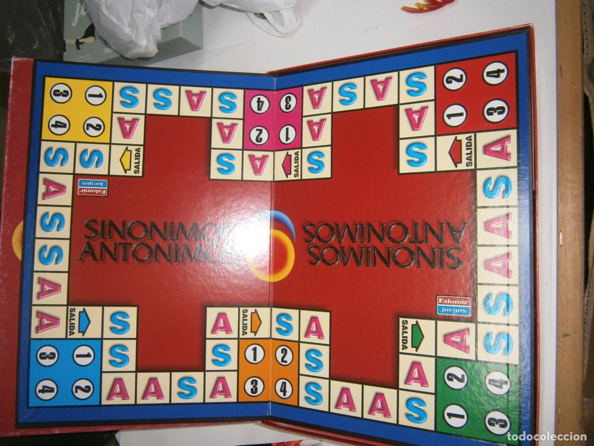 Juegos de mesa: ANTIGUO JUEGO DE MESA - SINONIMOS ANTONIMOS - Foto 3