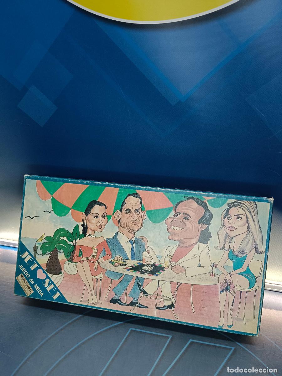 Juegos de mesa: juego de mesa, JET SET, completo, JULIO IGLESIAS, MIGUEL BOSE, ALMODOVAR, ISABEL PANTOJA, ETC