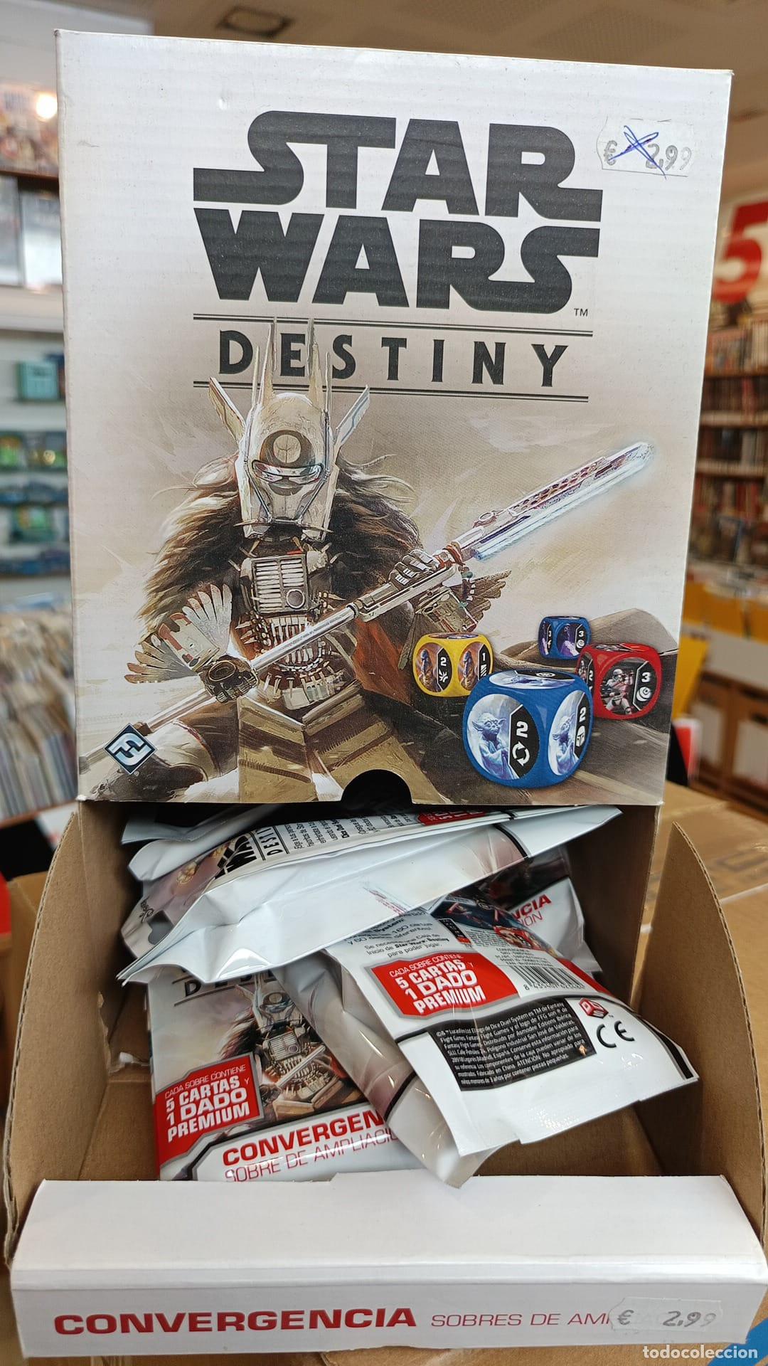 Juegos de mesa: LOTE 9 SOBRES STAR WARS DESTINY EXPANSION CONVERGENCIA - FANTASY FLIGHT GAMES OFERTA