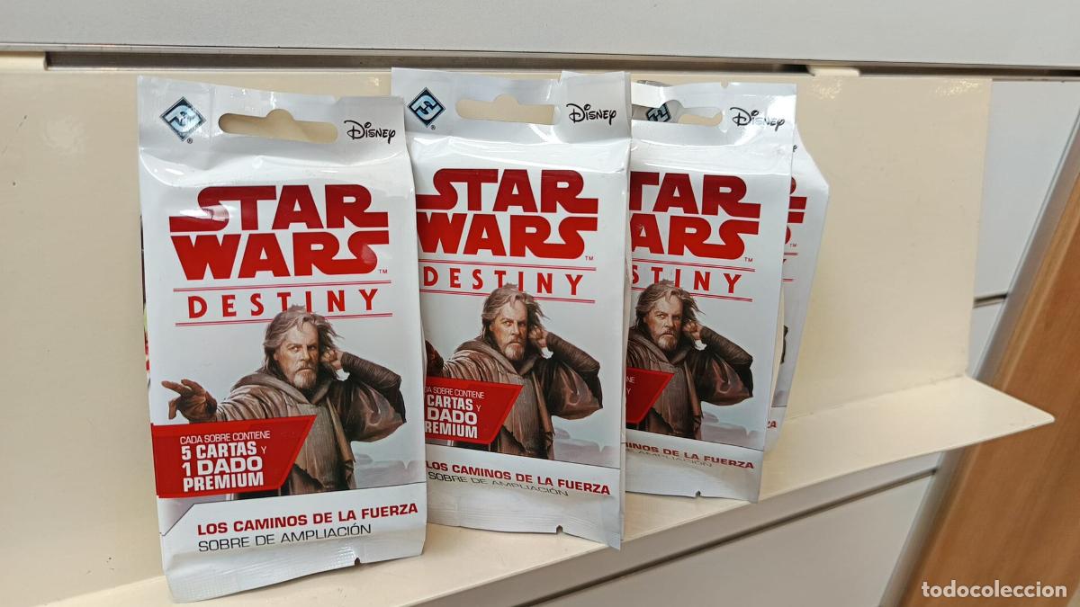 Juegos de mesa: LOTE 4 SOBRES STAR WARS DESTINY EXPANSION LOS CAMINOS DE LA FUERZA - FANTASY FLIGHT GAMES OFERTA