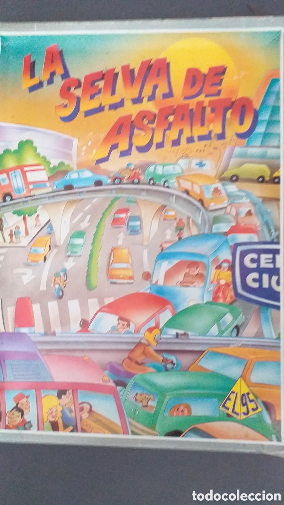 Juegos de mesa: LA SELVA DE ASFALTO, juego de mesa. Solo est&aacute; el tablero y la caja