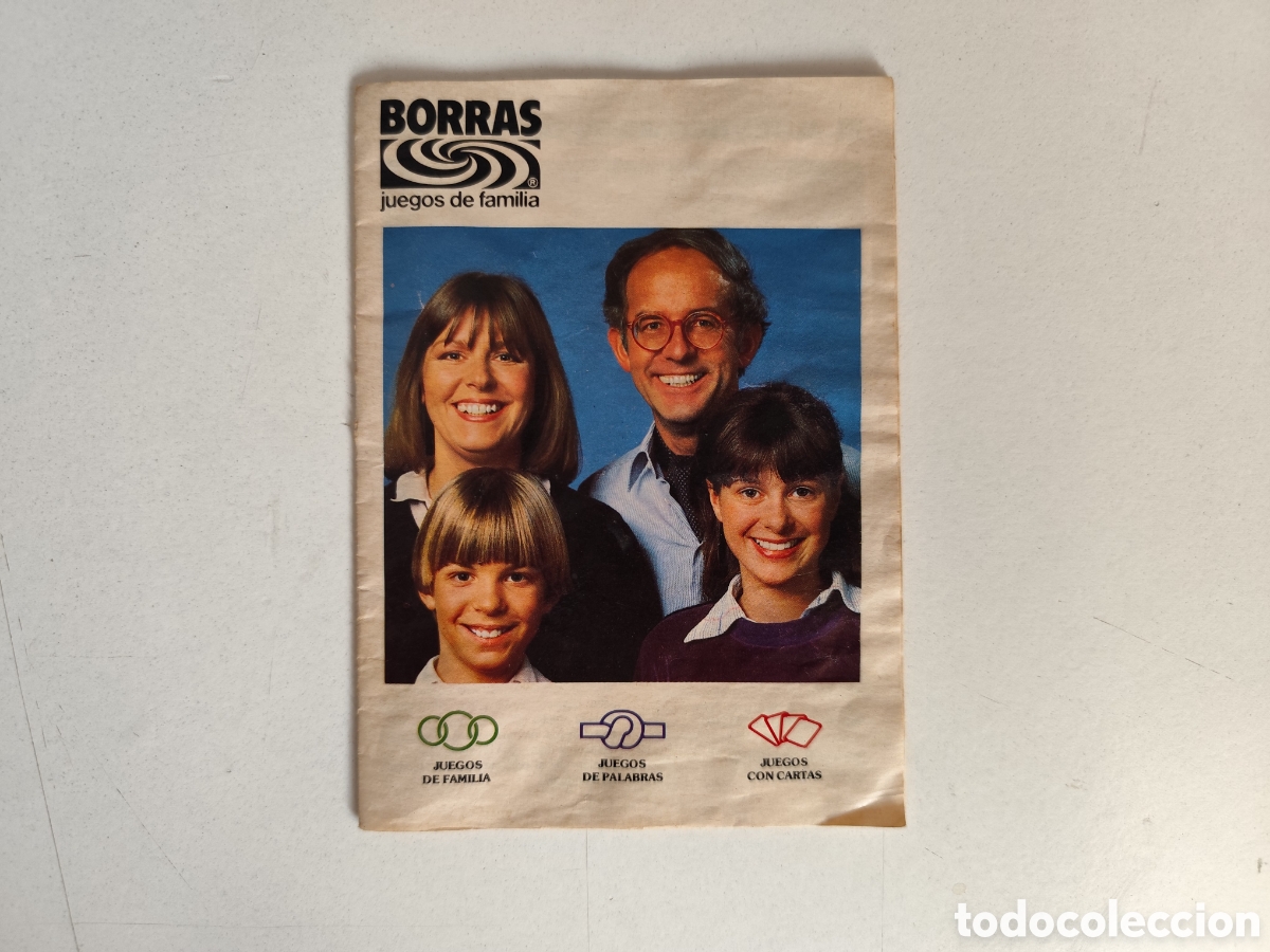 Juegos de mesa: Catalogo Juegos Borr&aacute;s. 1982