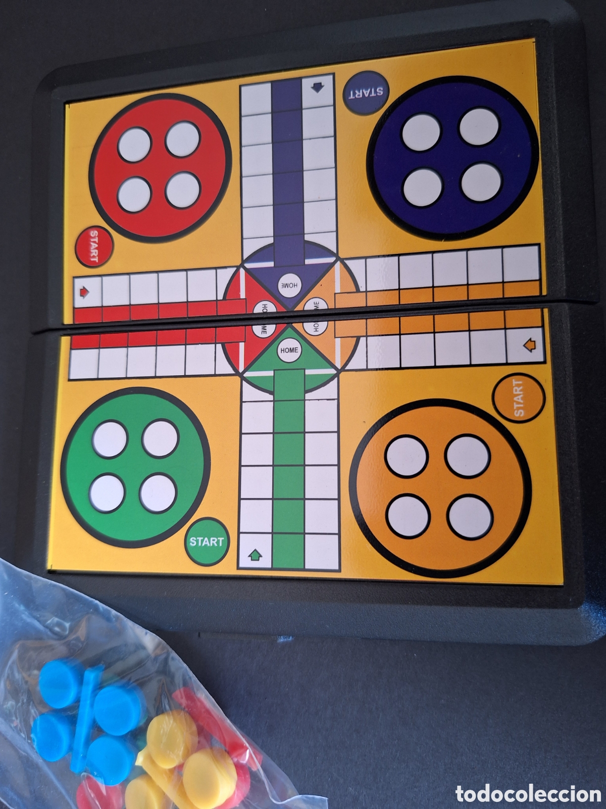 Juegos de mesa: Juego de parch&iacute;s plegable