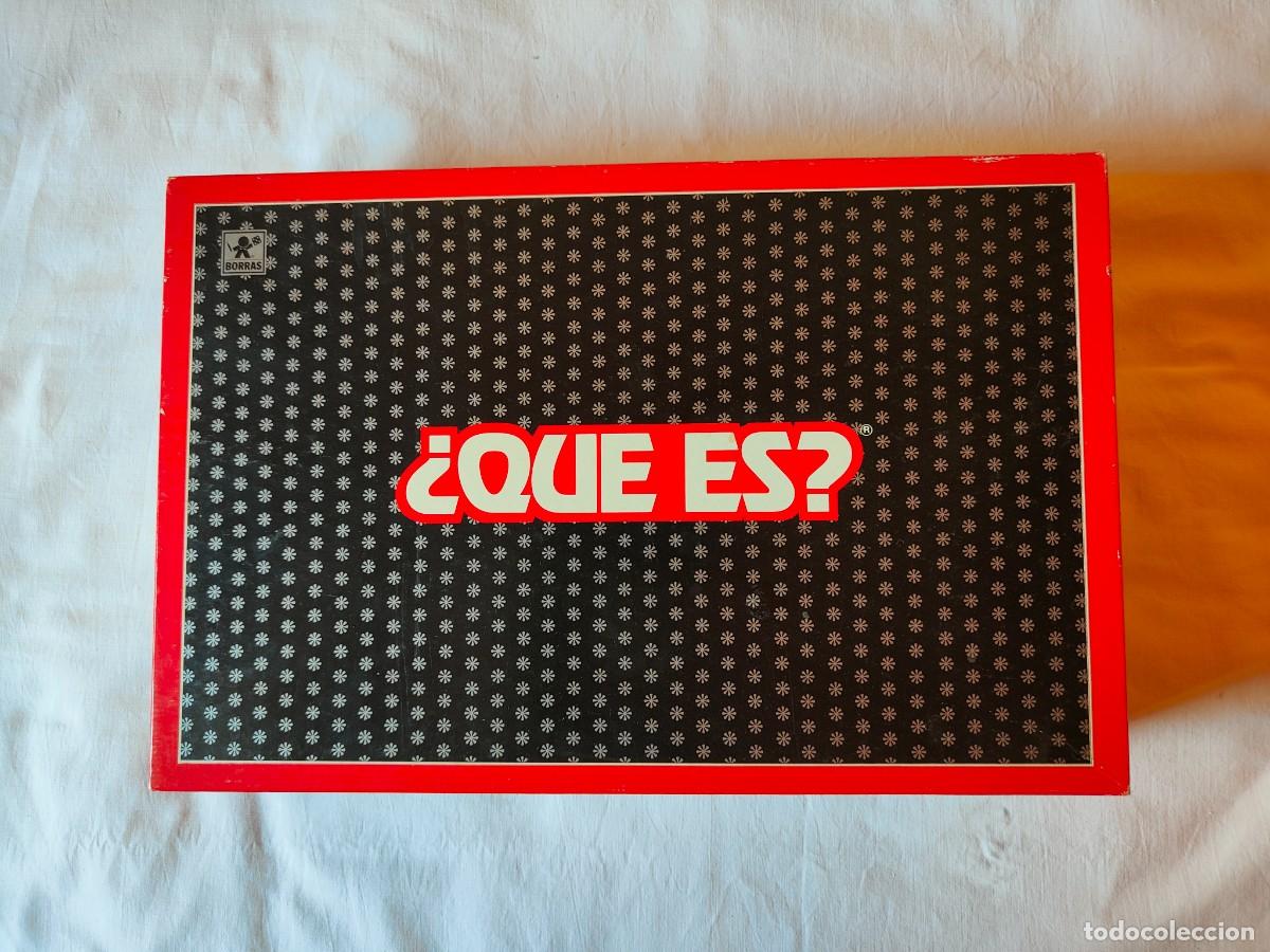 Juegos de mesa: QUE ES de Borras. Juego a&ntilde;o 80. Decatalogado